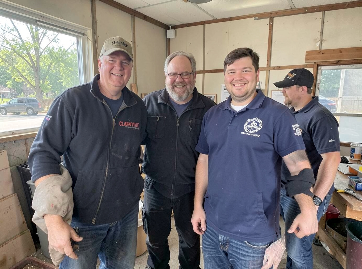 The Roofing Contractor Clarksville team at work in Clarksville
