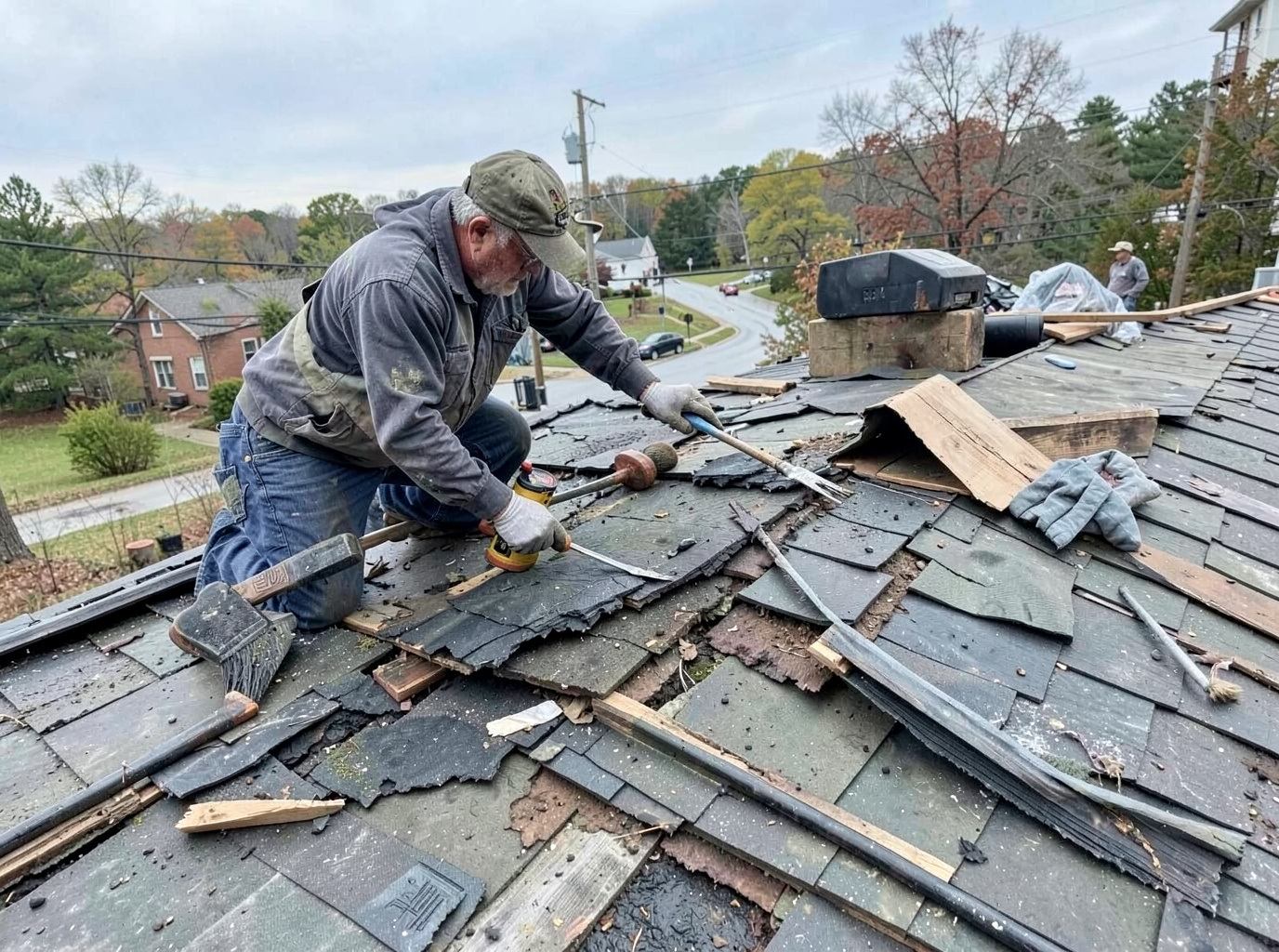 Storm Damage Roof Repair in Clarksville